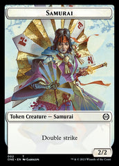 Rebel // Samurai Double-Sided Token [Phyrexia: All Will Be One Tokens] | PLUS EV GAMES 