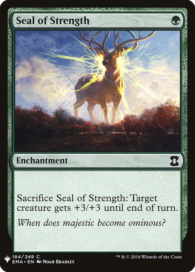 Seal of Strength [Mystery Booster] | PLUS EV GAMES 
