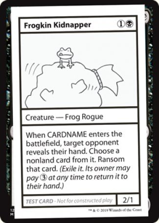 Frogkin Kidnapper (2021 Edition) [Mystery Booster Playtest Cards] | PLUS EV GAMES 