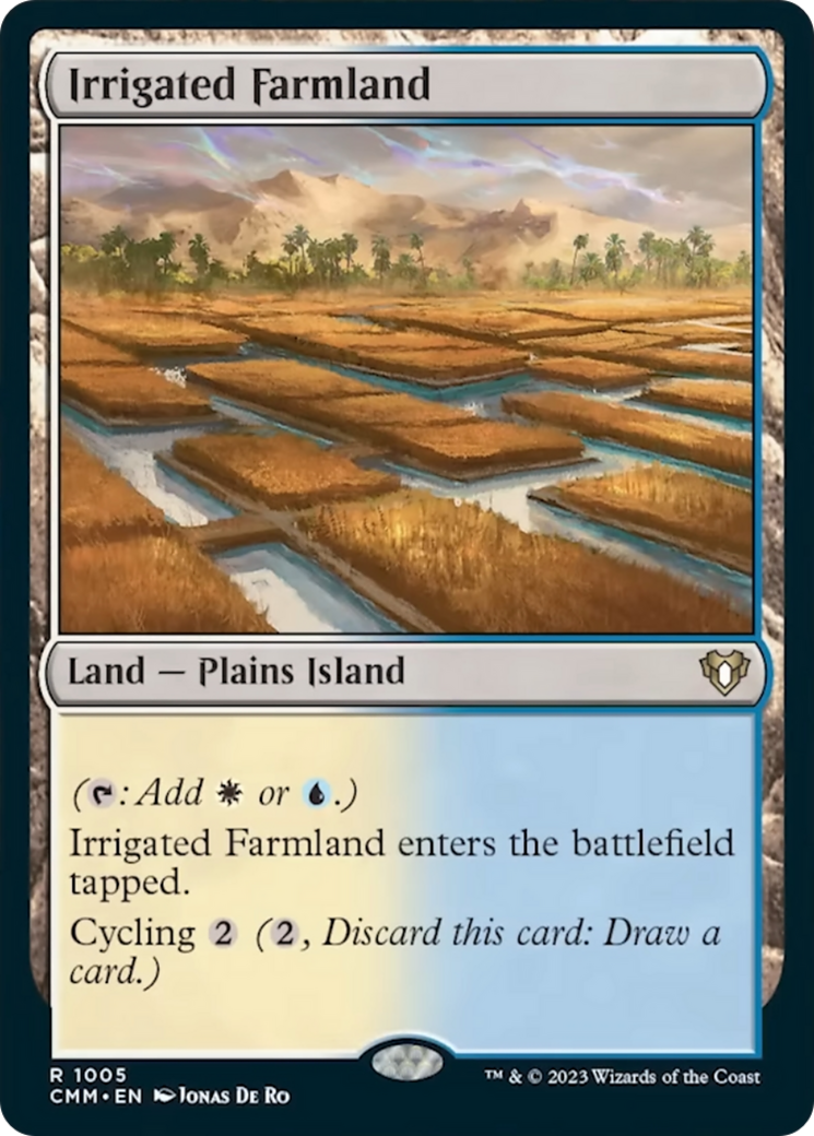 Irrigated Farmland [Commander Masters] | PLUS EV GAMES 