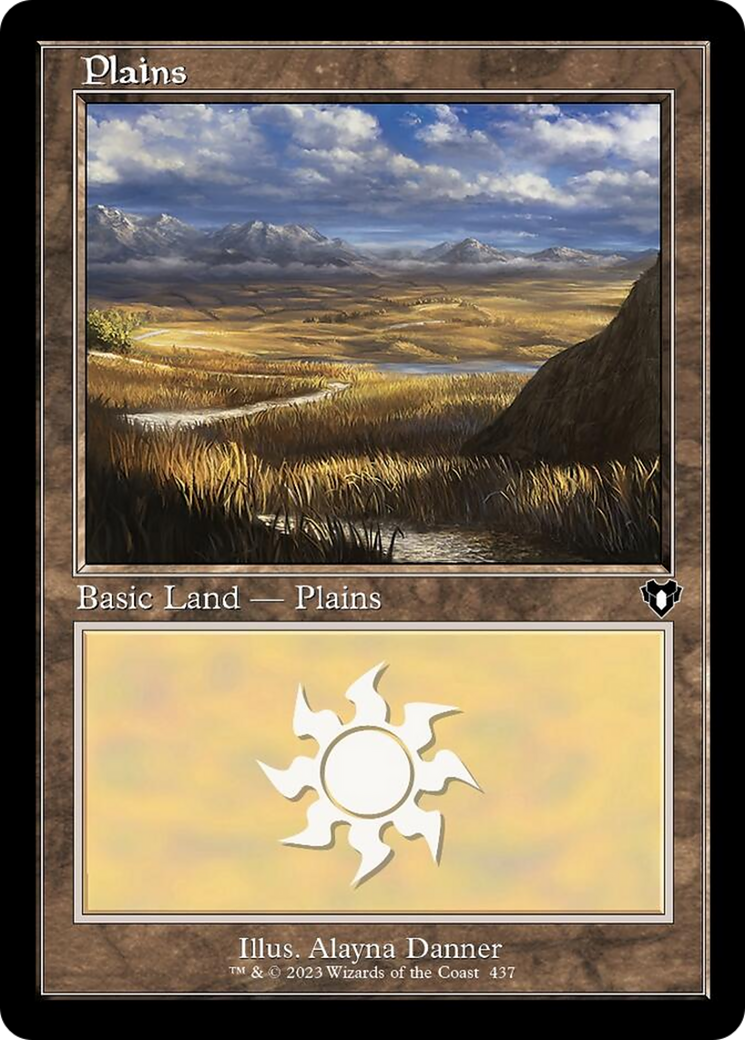 Plains (437) (Retro) [Commander Masters] | PLUS EV GAMES 