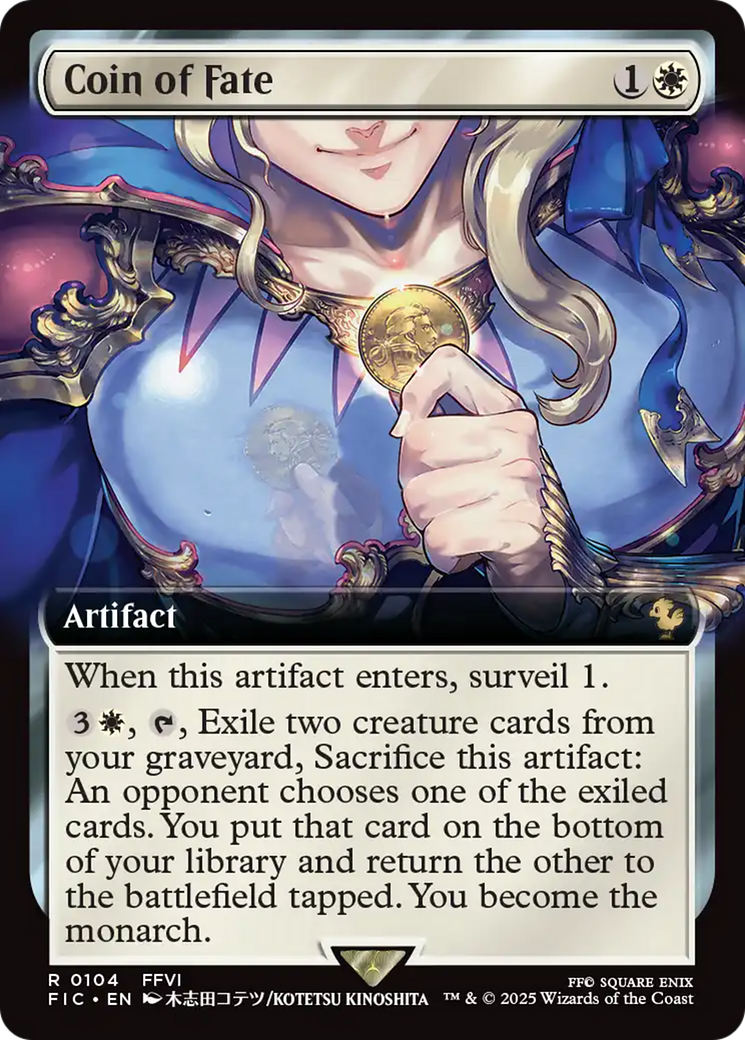 Coin of Fate (Extended Art) [FINAL FANTASY Commander] | PLUS EV GAMES 