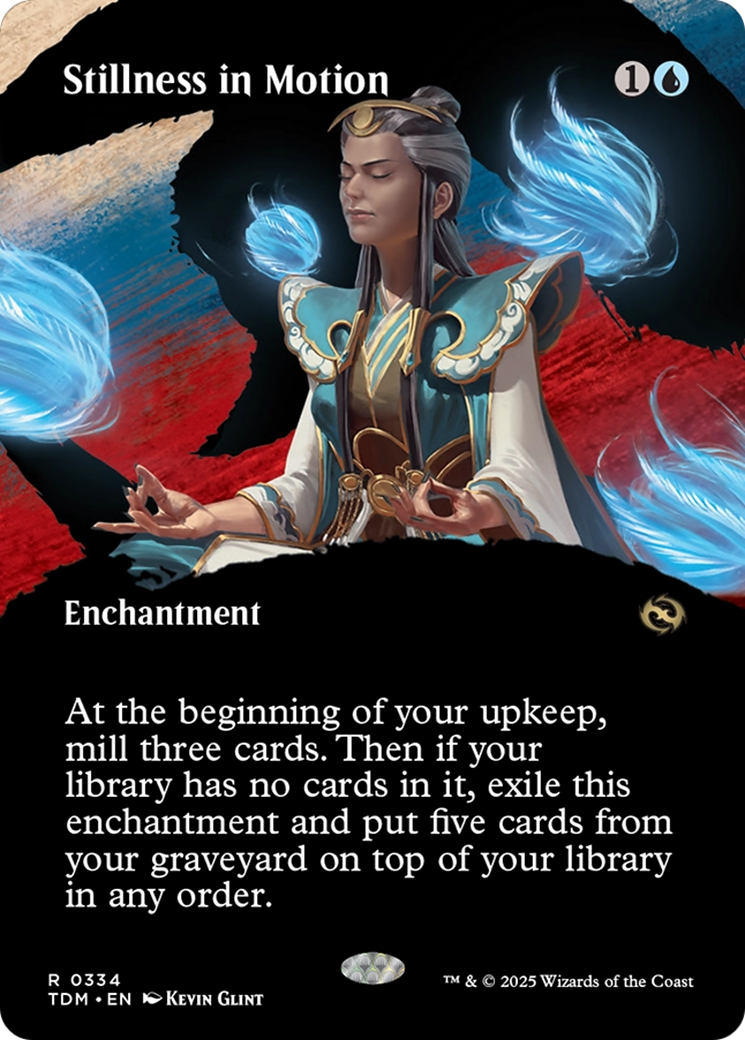 Stillness in Motion (Borderless) [Tarkir: Dragonstorm] | PLUS EV GAMES 