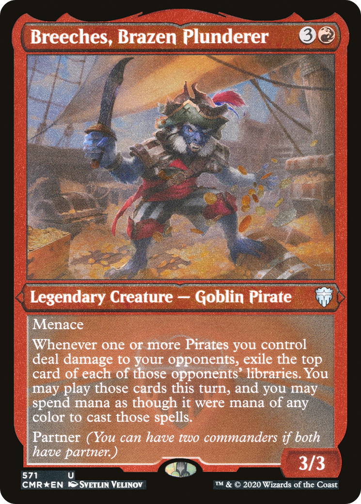 Breeches, Brazen Plunderer [Commander Legends Etched]