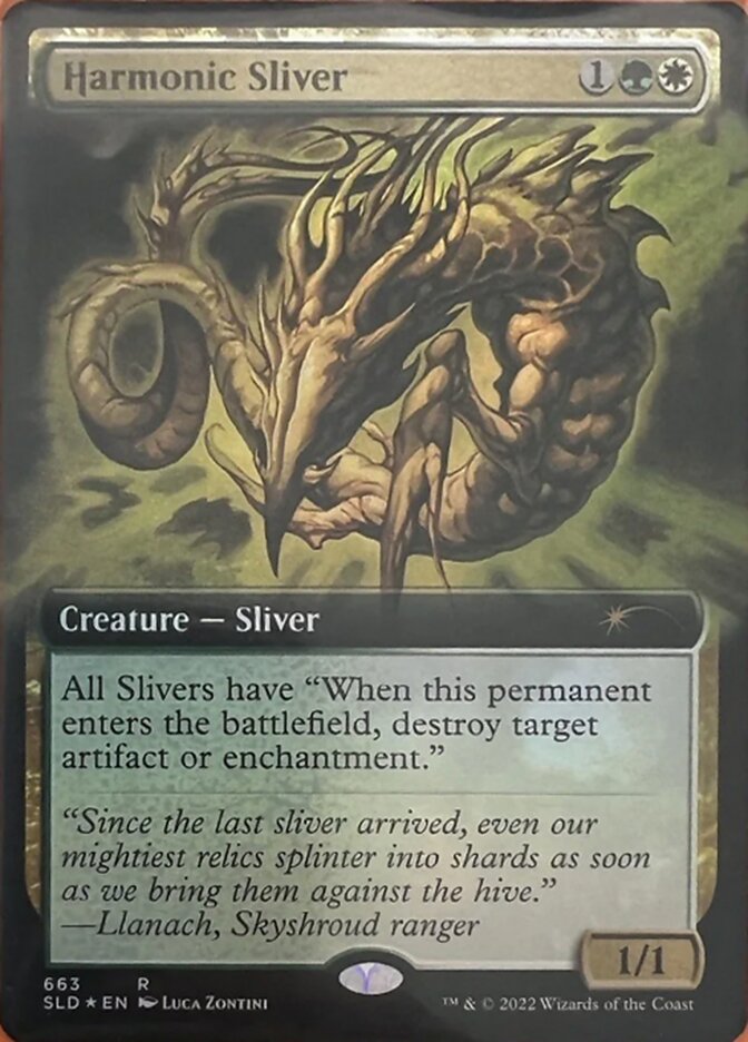 Harmonic Sliver (Extended Art) [Secret Lair Drop Promos] | PLUS EV GAMES 