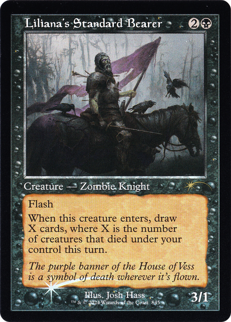 Liliana's Standard Bearer (Retro Frame) [Secret Lair Drop Series]