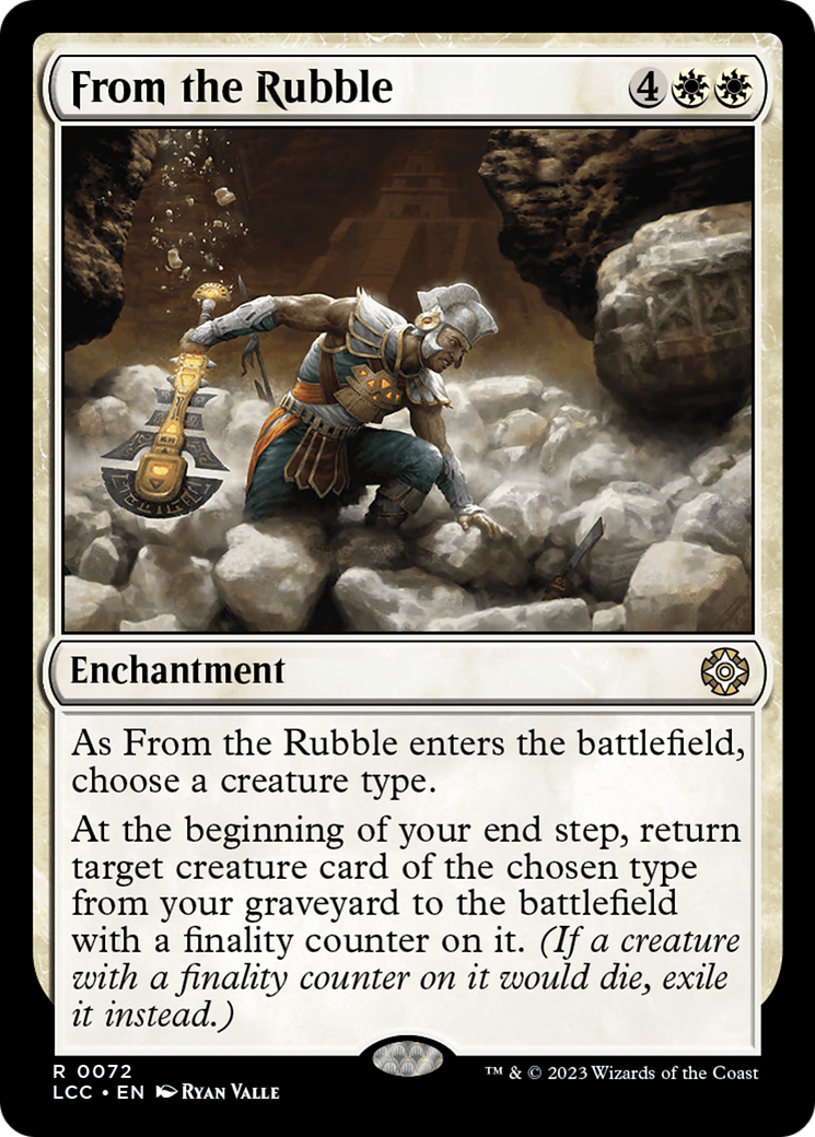 From the Rubble [The Lost Caverns of Ixalan Commander] | PLUS EV GAMES 