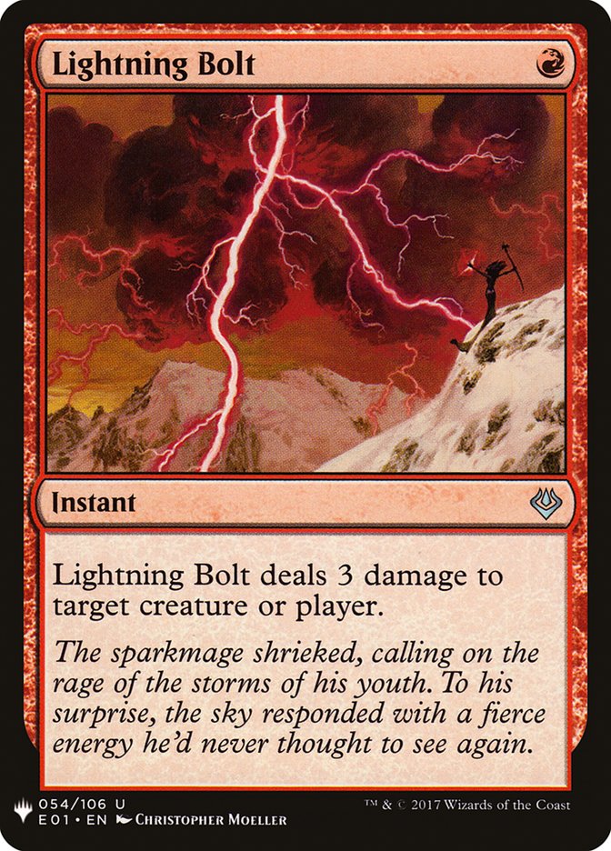 Lightning Bolt [Mystery Booster] | PLUS EV GAMES 