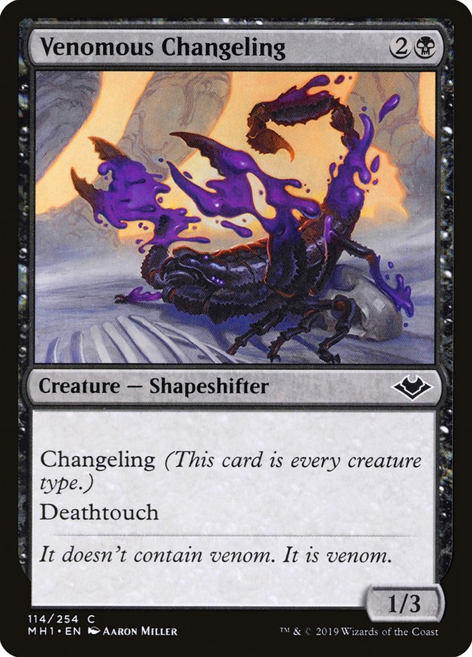 Venomous Changeling [Modern Horizons] | PLUS EV GAMES 