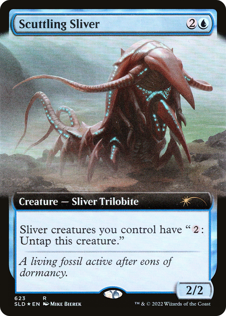 Scuttling Sliver (Extended Art) [Secret Lair Drop Promos] | PLUS EV GAMES 