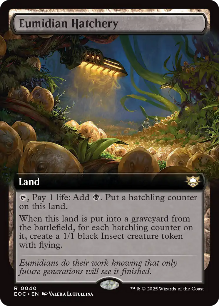 Eumidian Hatchery (Extended Art) [Edge of Eternities Commander] | PLUS EV GAMES 