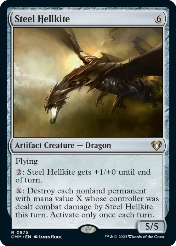 Steel Hellkite [Commander Masters] | PLUS EV GAMES 