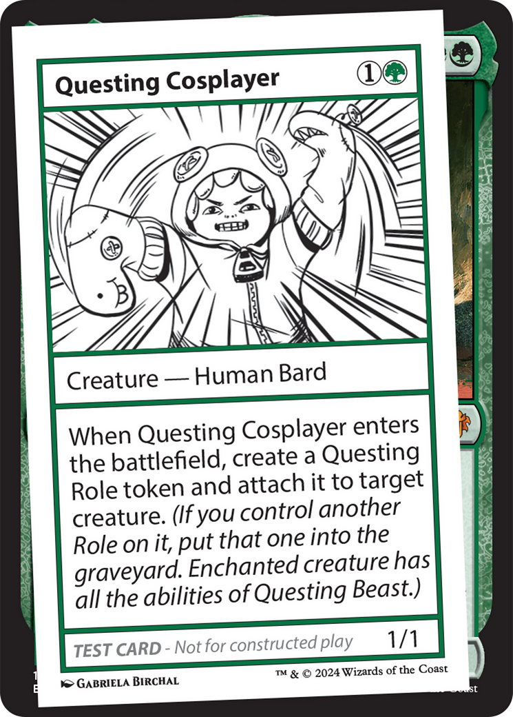 Questing Cosplayer [Mystery Booster 2 Playtest Cards] | PLUS EV GAMES 