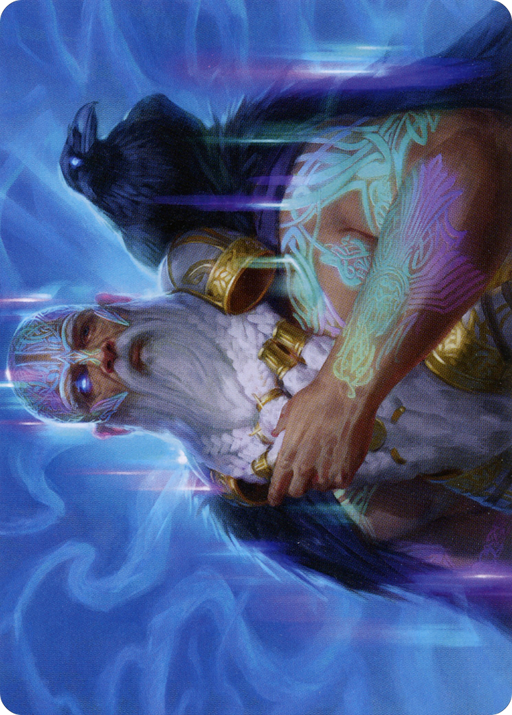 Alrund, God of the Cosmos Art Card [Kaldheim: Art Series]