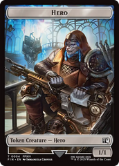 Hero (0004) // Treasure Double-Sided Token [FINAL FANTASY Tokens] | PLUS EV GAMES 