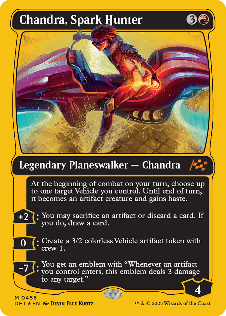 Chandra, Spark Hunter (First-Place Foil) [Aetherdrift] | PLUS EV GAMES 