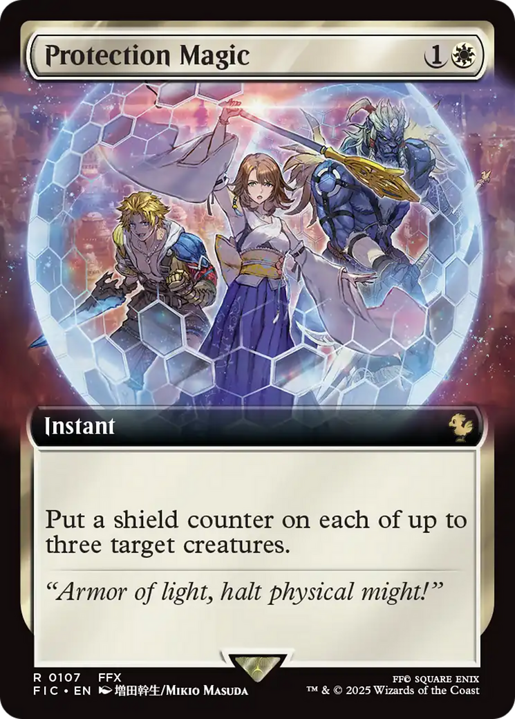 Protection Magic (Extended Art) [FINAL FANTASY Commander] | PLUS EV GAMES 