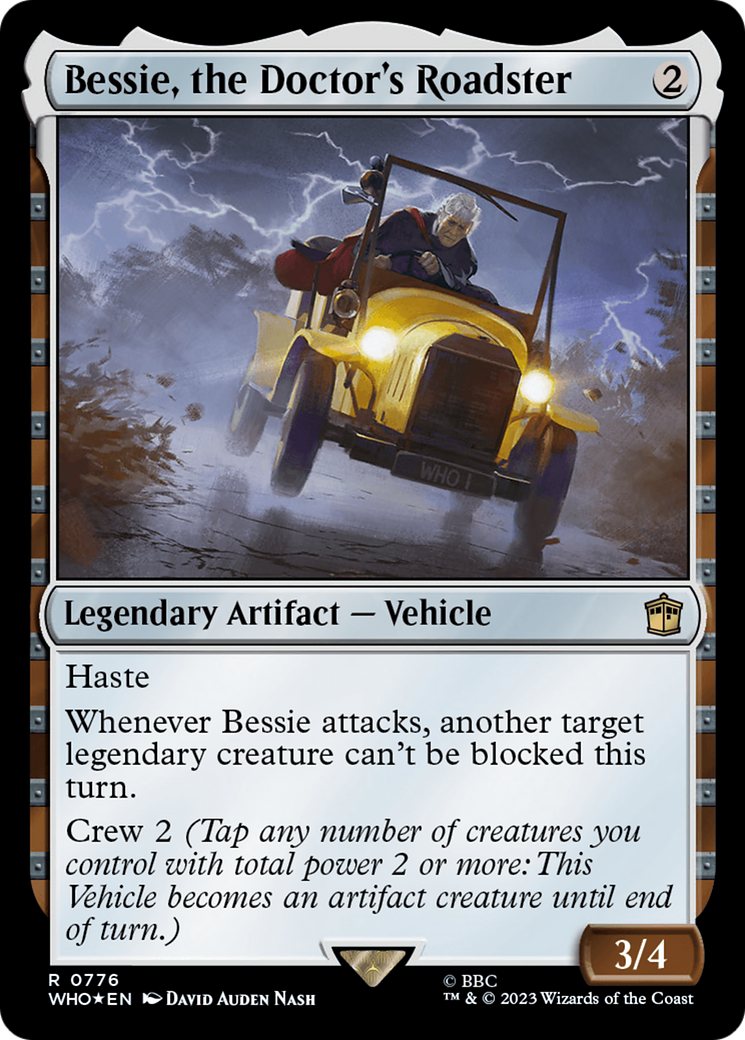 Bessie, the Doctor's Roadster (Surge Foil) [Doctor Who] | PLUS EV GAMES 