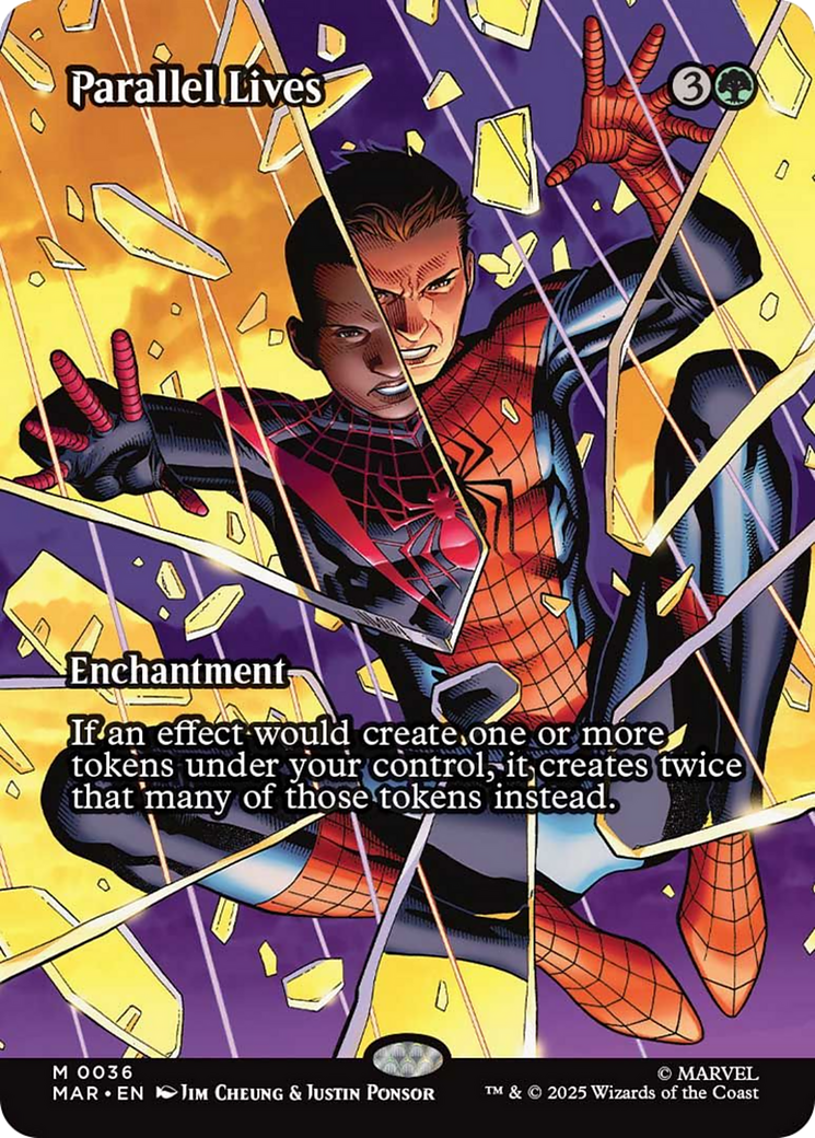 Parallel Lives (Borderless) [Marvel's Spider-Man: Eternal-Legal] | PLUS EV GAMES 