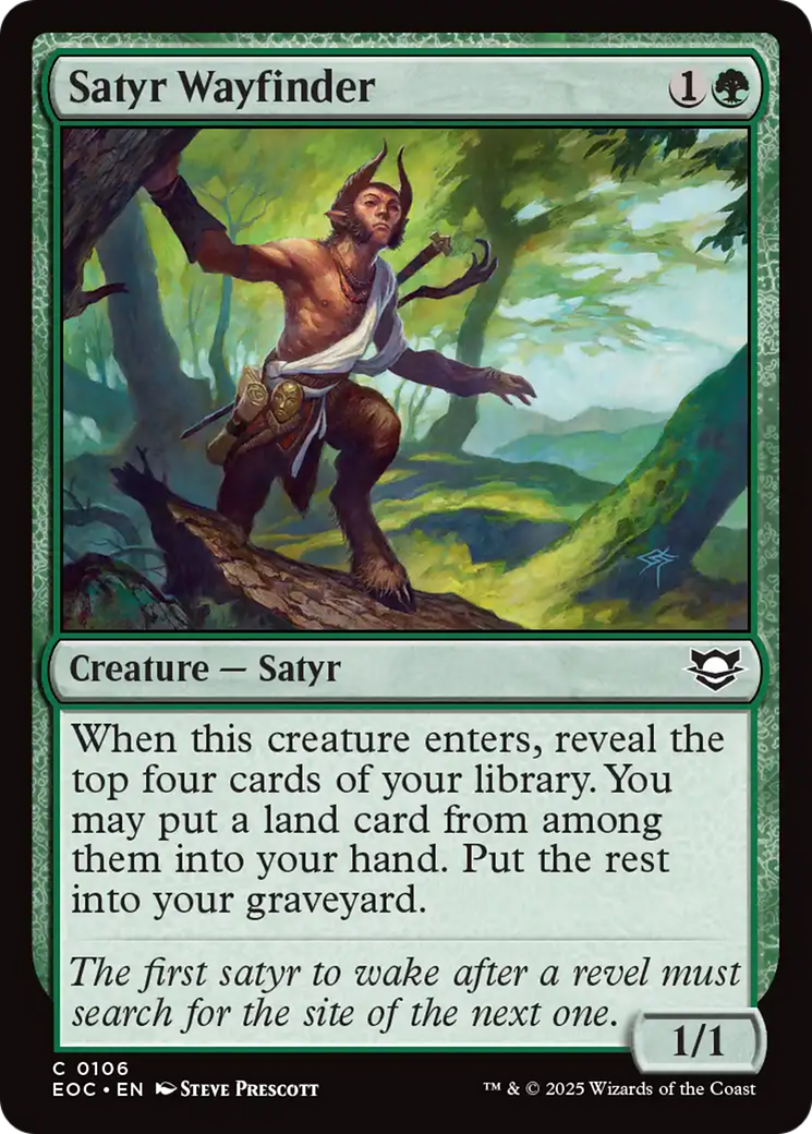 Satyr Wayfinder [Edge of Eternities Commander] | PLUS EV GAMES 