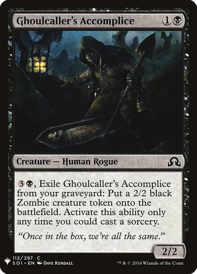 Ghoulcaller's Accomplice [Mystery Booster] | PLUS EV GAMES 