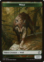 Wolf // Guenhwyvar Double-Sided Token [Dungeons & Dragons: Adventures in the Forgotten Realms Tokens] | PLUS EV GAMES 
