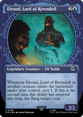 Elrond, Lord of Rivendell (Showcase) (Surge Foil) [The Lord of the Rings: Tales of Middle-Earth] | PLUS EV GAMES 