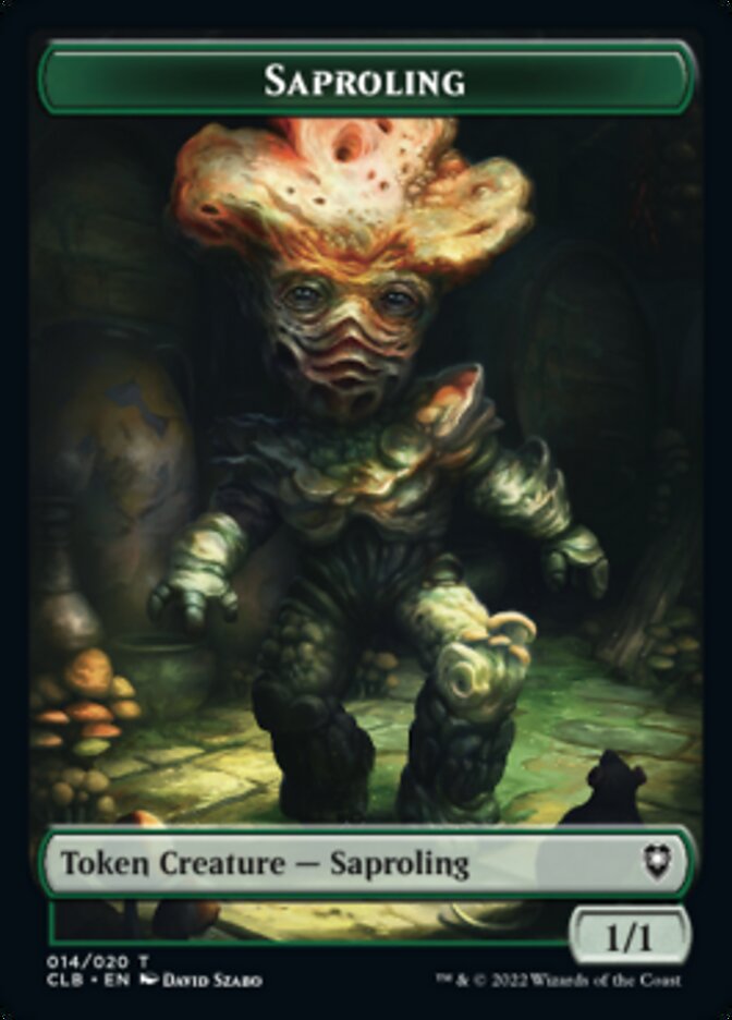 Saproling Token [Commander Legends: Battle for Baldur's Gate Tokens] | PLUS EV GAMES 