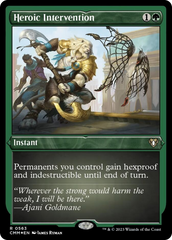 Heroic Intervention (Foil Etched) [Commander Masters] | PLUS EV GAMES 