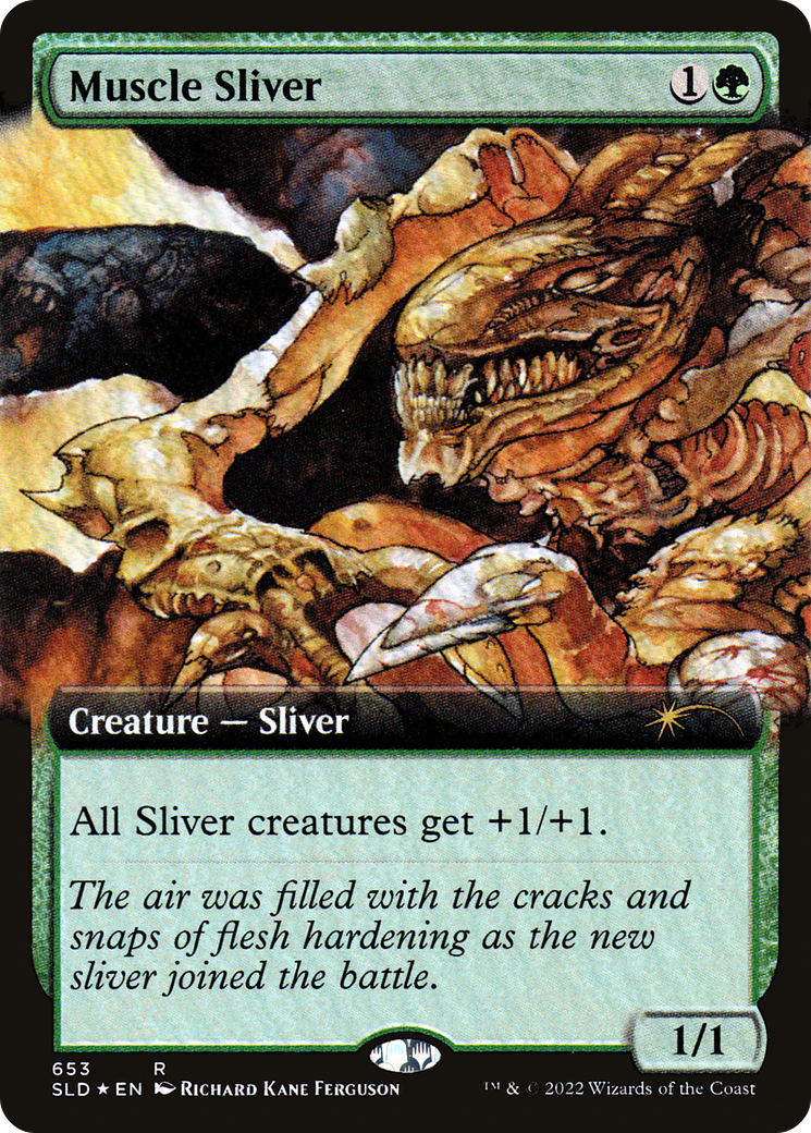 Muscle Sliver (Extended Art) [Secret Lair Drop Promos] | PLUS EV GAMES 