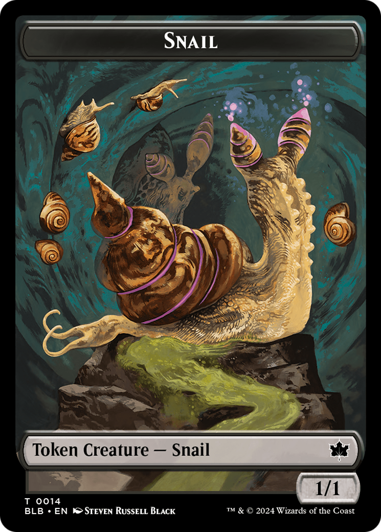 Snail // Thundertrap Trainer Double-Sided Token [Bloomburrow Tokens] | PLUS EV GAMES 