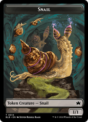 Snail // Thundertrap Trainer Double-Sided Token [Bloomburrow Tokens] | PLUS EV GAMES 