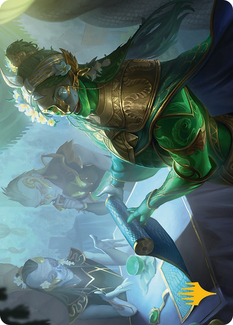 Sibsig Appraiser Art Card (8/54) [Tarkir: Dragonstorm Art Series] | PLUS EV GAMES 