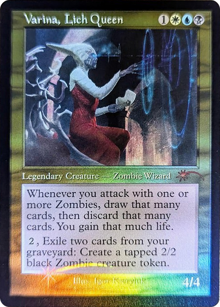 Varina, Lich Queen (Retro Frame) [Secret Lair Drop Series] | PLUS EV GAMES 