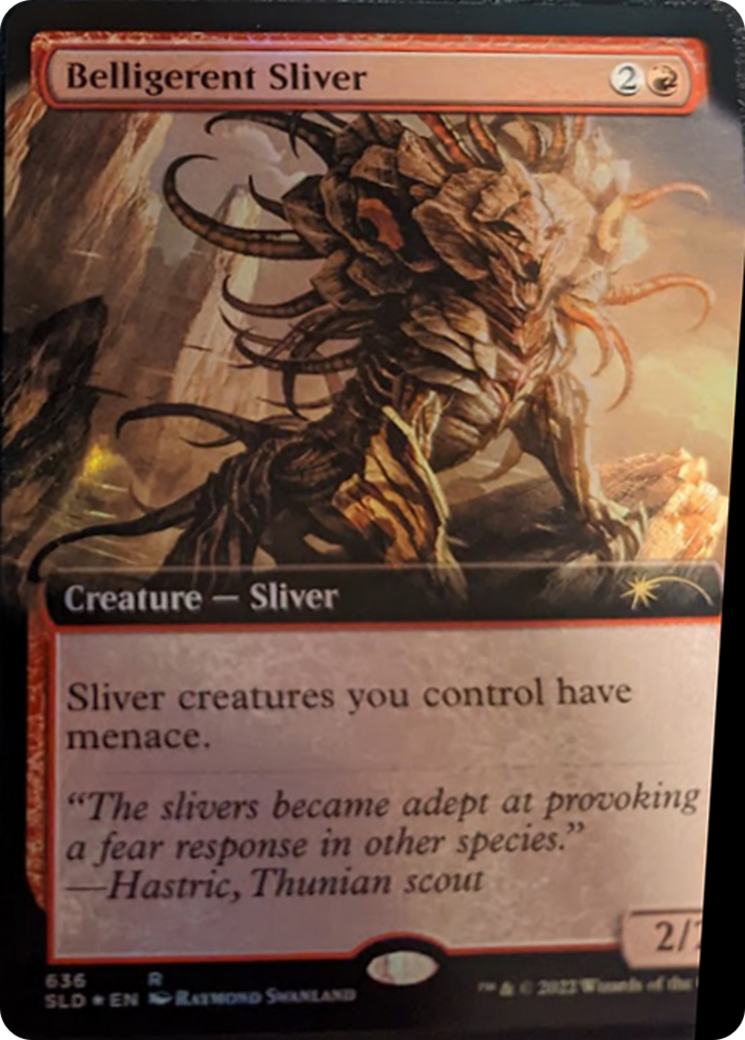 Belligerent Sliver (Extended Art) [Secret Lair Drop Series] | PLUS EV GAMES 