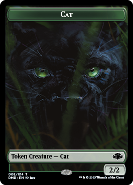 Insect // Cat (008) Double-Sided Token [Dominaria Remastered Tokens] | PLUS EV GAMES 