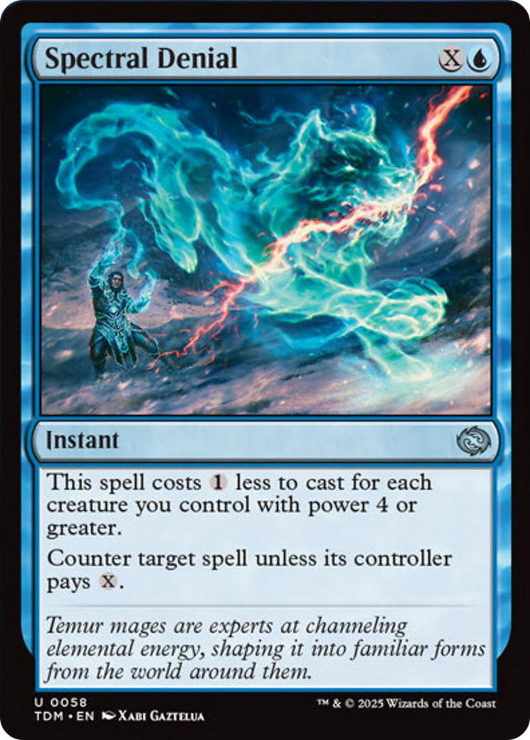 Spectral Denial [Tarkir: Dragonstorm] | PLUS EV GAMES 
