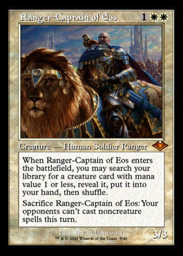 Ranger-Captain of Eos (Retro Foil Etched) [Modern Horizons] | PLUS EV GAMES 