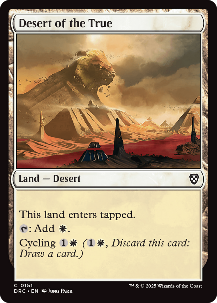 Desert of the True [Aetherdrift Commander] | PLUS EV GAMES 