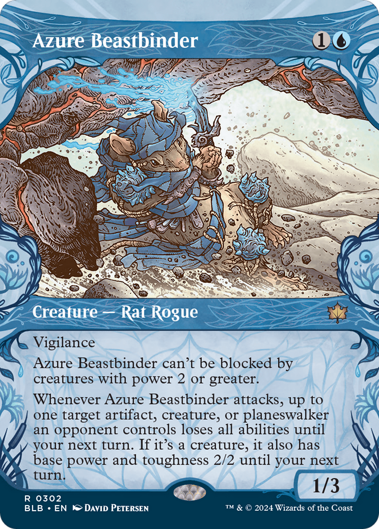 Azure Beastbinder (Showcase) [Bloomburrow] | PLUS EV GAMES 