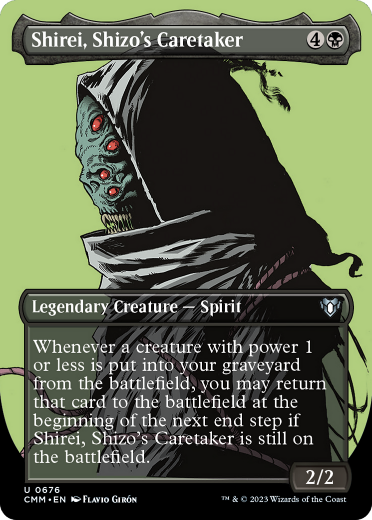 Shirei, Shizo's Caretaker (Borderless Profile) [Commander Masters] | PLUS EV GAMES 