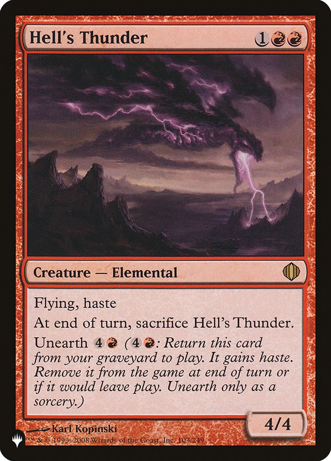 Hell's Thunder [The List] | PLUS EV GAMES 