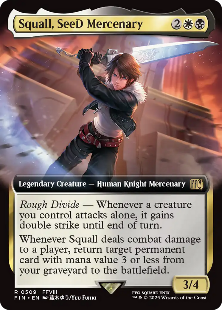 Squall, SeeD Mercenary (Extended Art) [FINAL FANTASY] | PLUS EV GAMES 