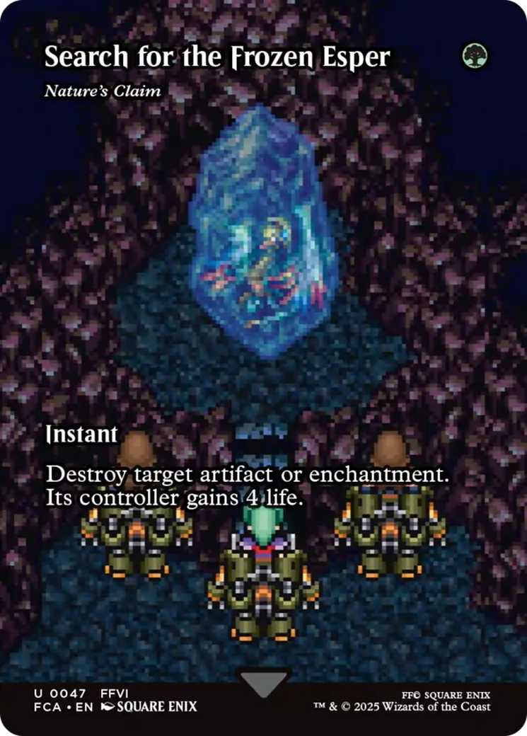Search for the Frozen Esper - Nature's Claim (Showcase) [FINAL FANTASY : Through the Ages] | PLUS EV GAMES 