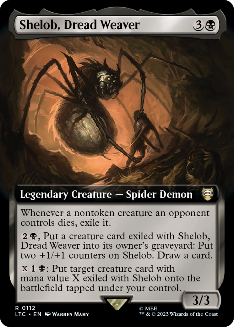 Shelob, Dread Weaver (Extended Art) [The Lord of the Rings: Tales of Middle-Earth Commander] | PLUS EV GAMES 