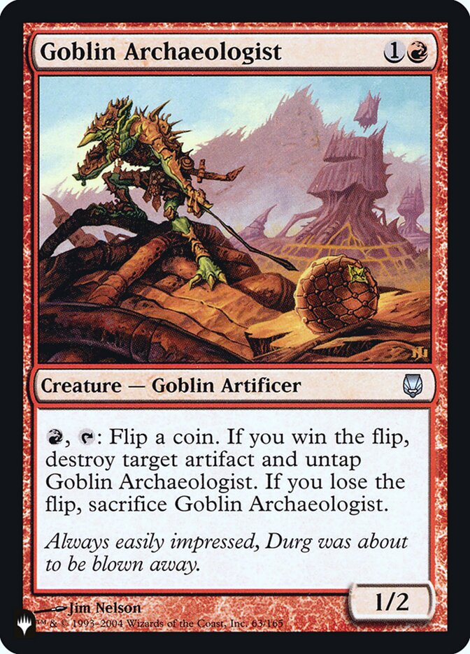 Goblin Archaeologist [Secret Lair: Heads I Win, Tails You Lose] | PLUS EV GAMES 