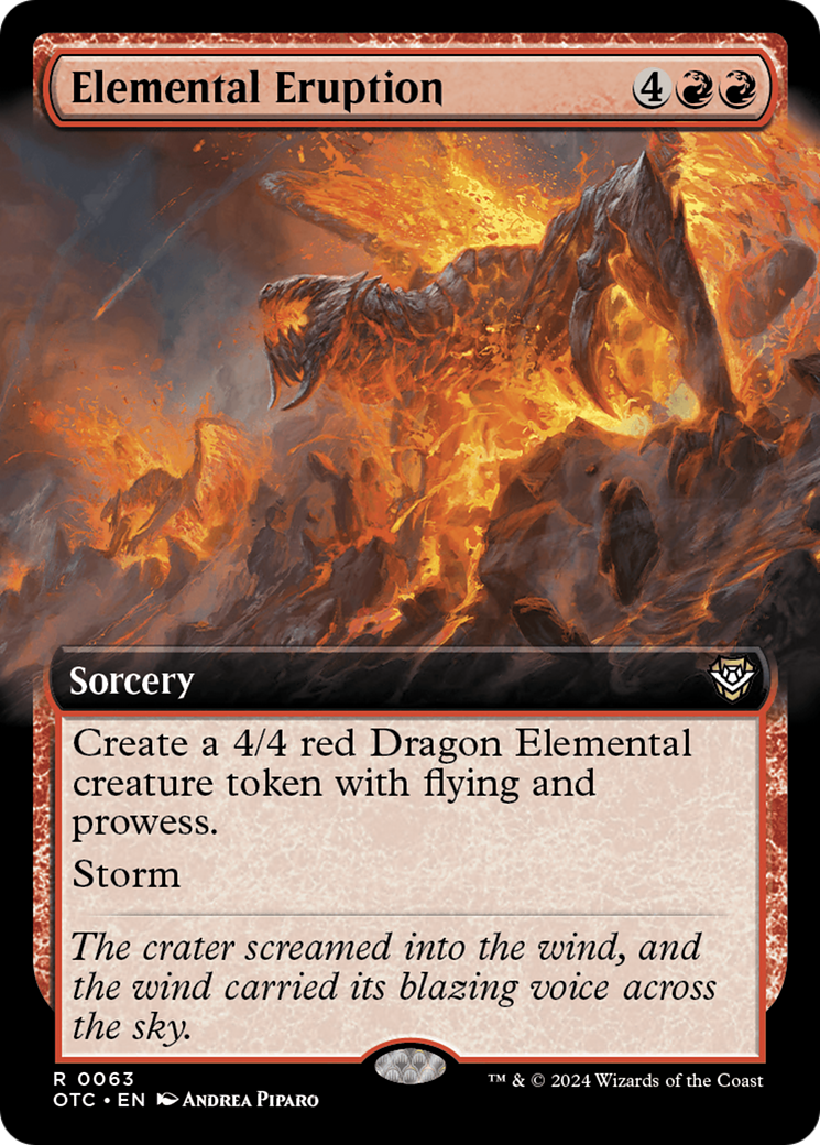 Elemental Eruption (Extended Art) [Outlaws of Thunder Junction Commander] | PLUS EV GAMES 