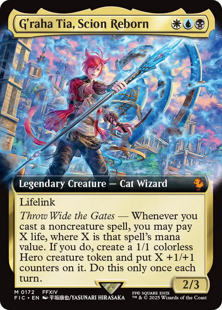 G'raha Tia, Scion Reborn (Extended Art) [FINAL FANTASY Commander] | PLUS EV GAMES 