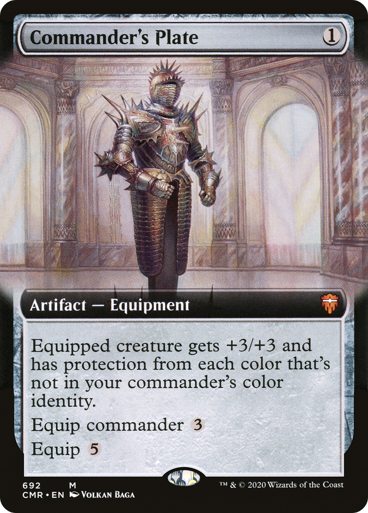Commander's Plate (Extended) [Commander Legends Extended]