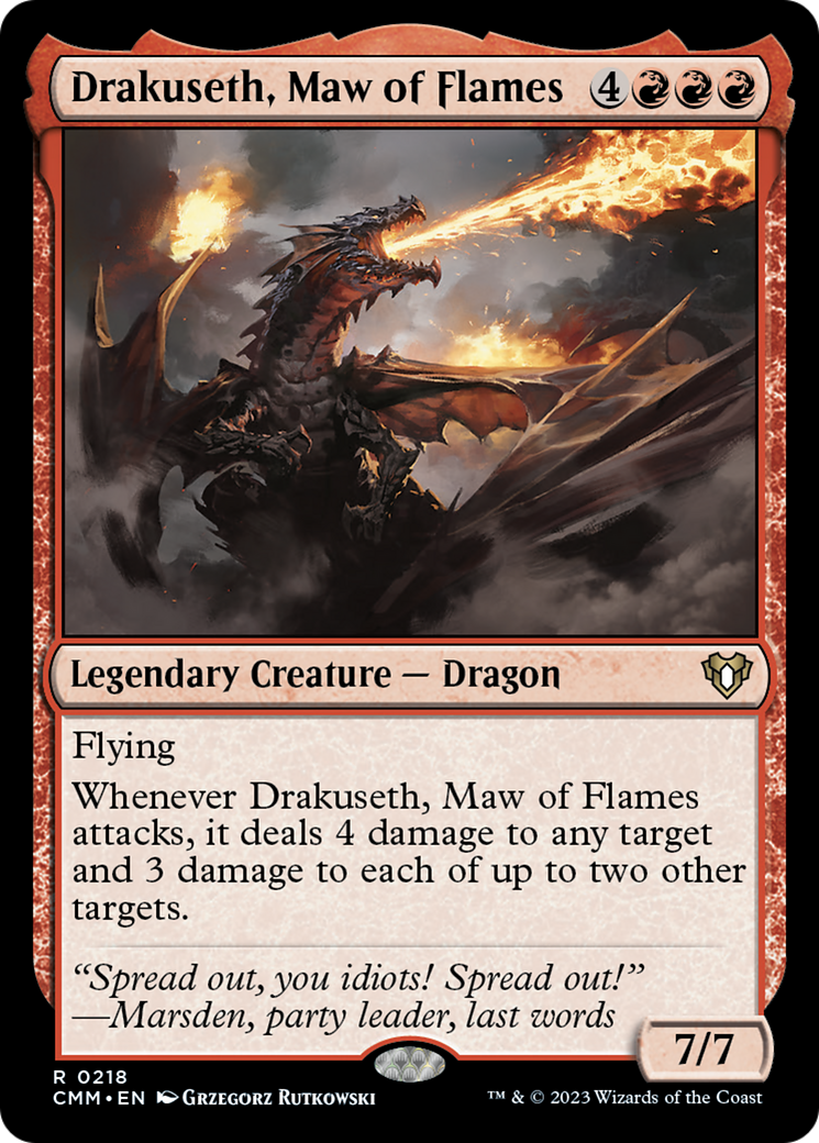 Drakuseth, Maw of Flames [Commander Masters] | PLUS EV GAMES 